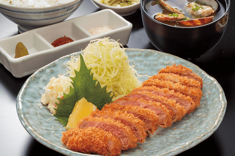 牛かつランチ